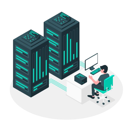 Dedicated Server Illustration
